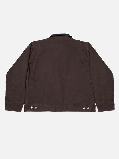 Blake Zip Jacket Duck Canvas /Dark Brown