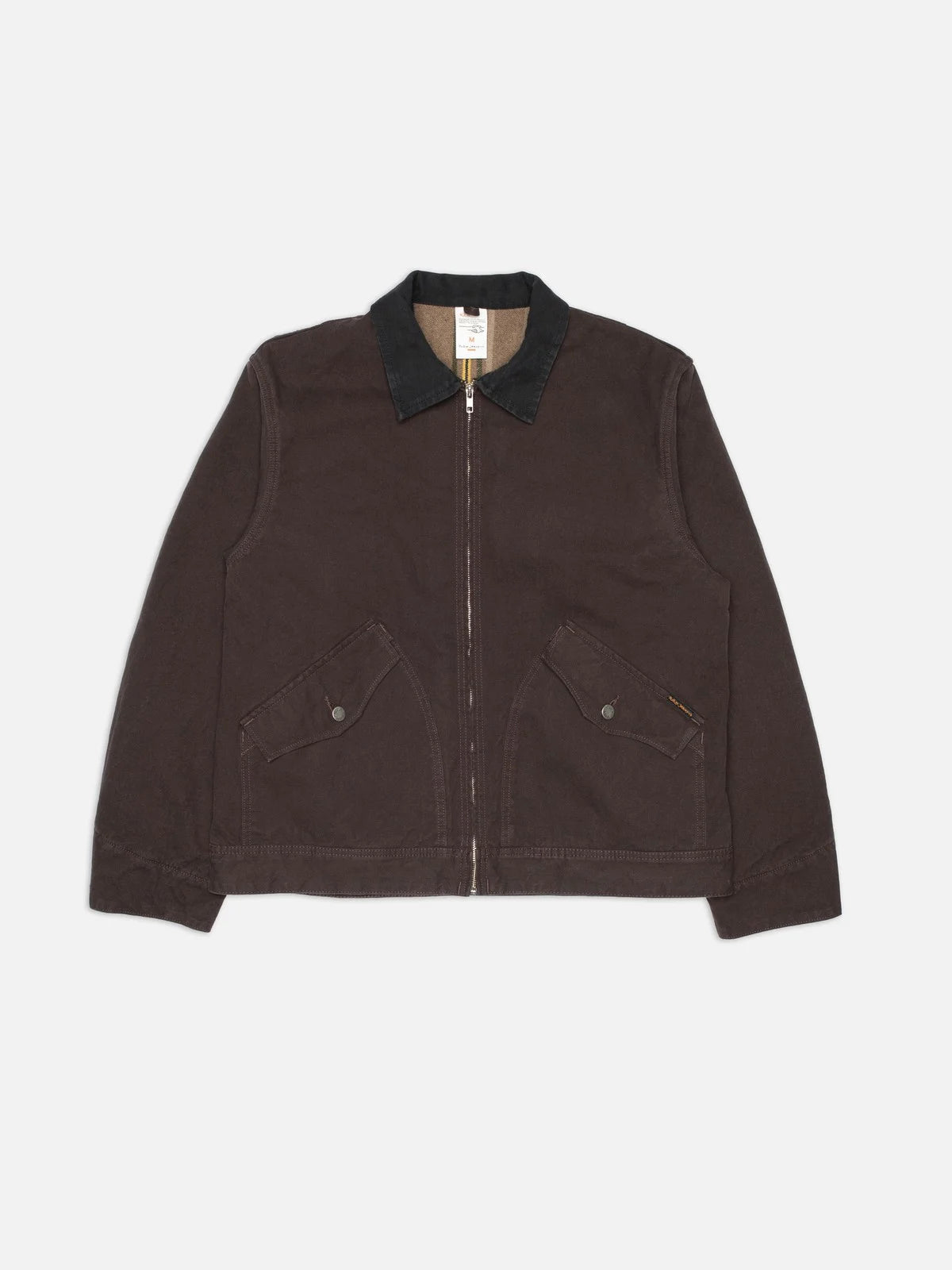 Blake Zip Jacket Duck Canvas /Dark Brown