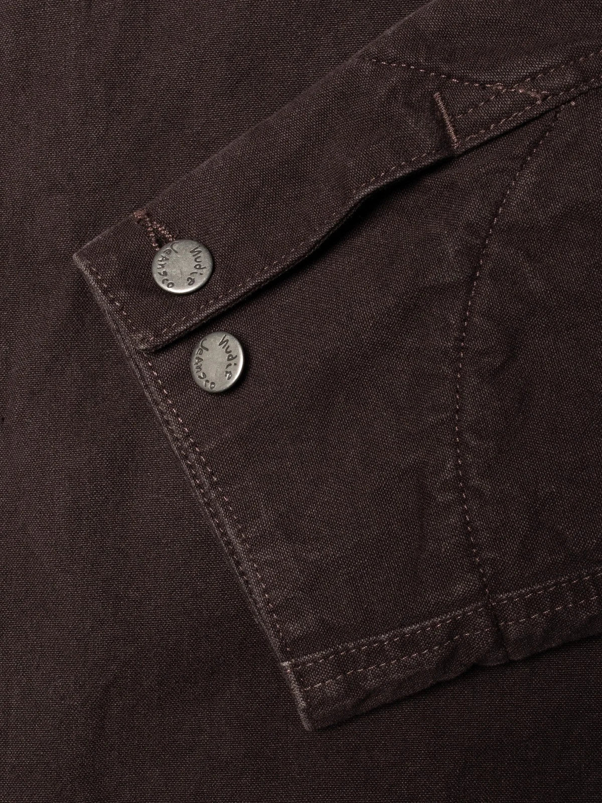 Blake Zip Jacket Duck Canvas /Dark Brown