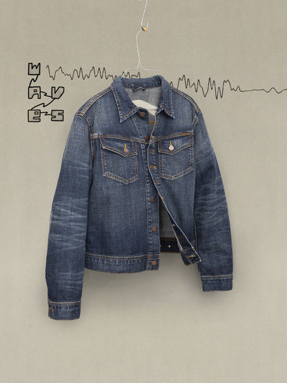 Conny Denim Jacket Big Wave /Blue