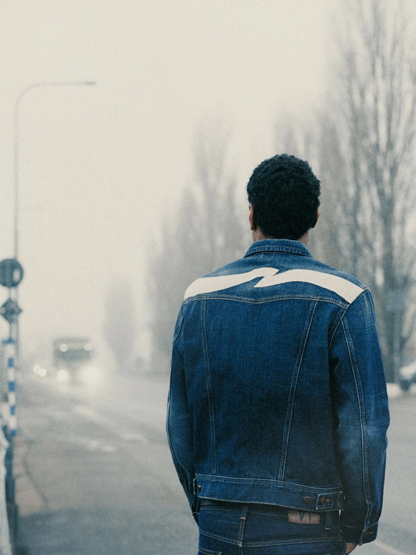Conny Denim Jacket Big Wave /Blue