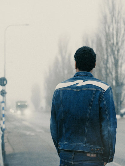 Conny Denim Jacket Big Wave /Blue