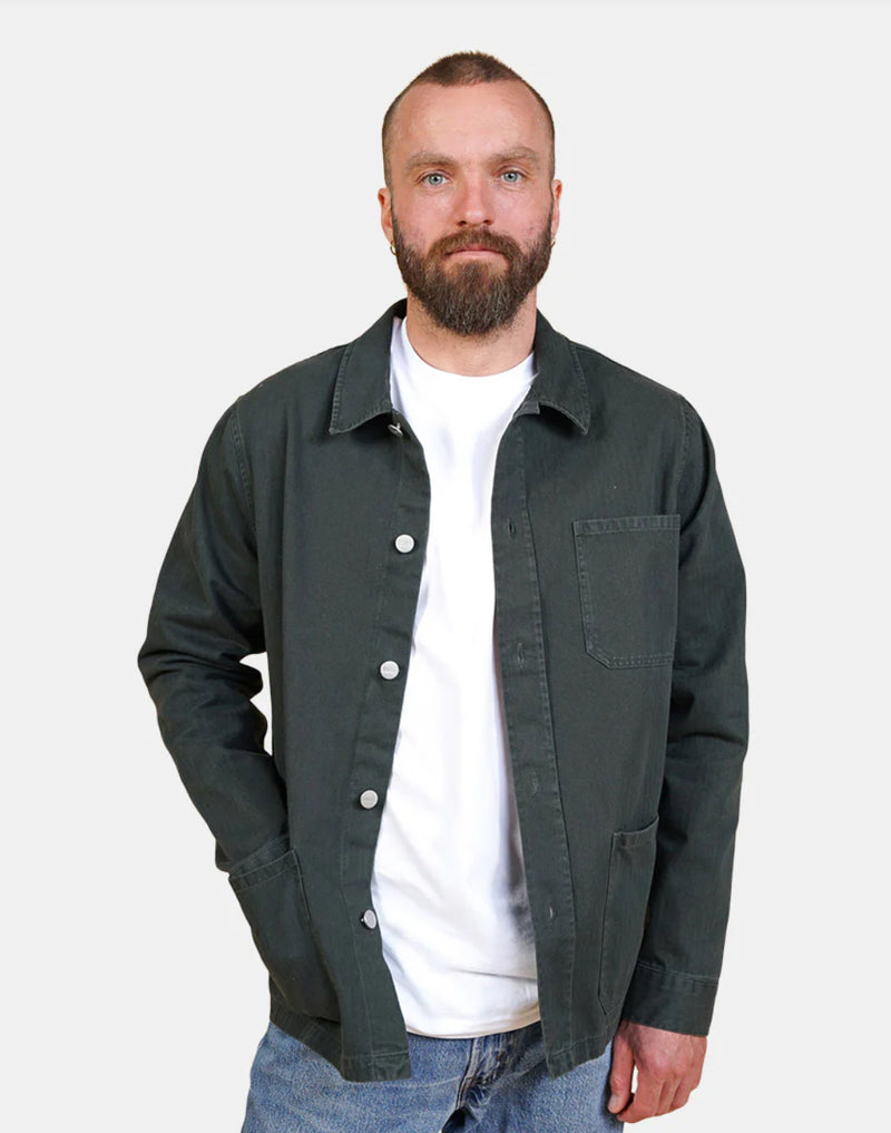 Kilian Overshirt (Bottle Green) - Elsk