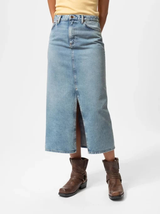 Anna Denim Skirt (Desert) - Nudie Jeans