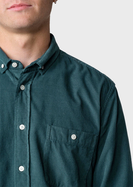 Benjamin Cordroy Shirt (Moss Green) - Klitmøller Collective