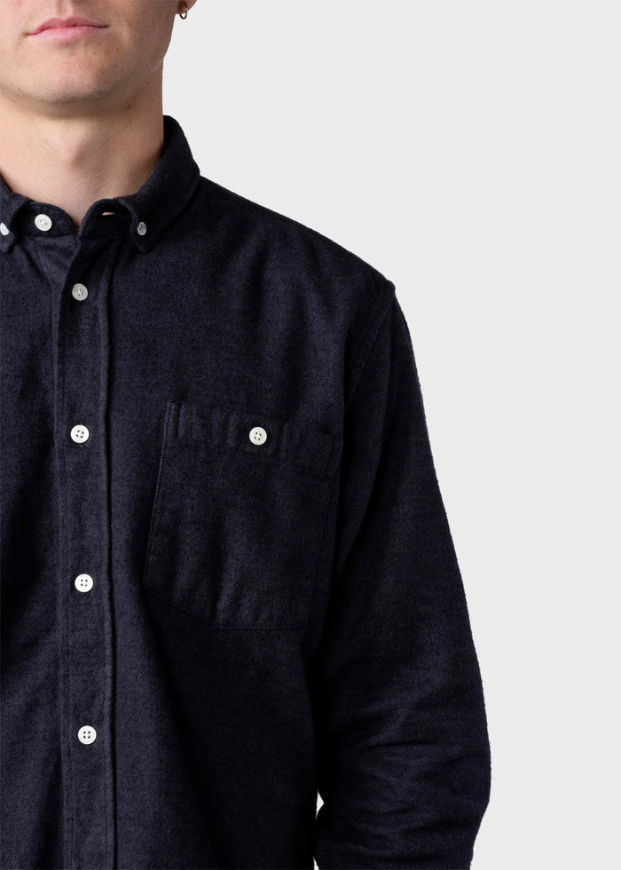 Benjamin Lumber Shirt (Anthracite) - Klitmøller Collective