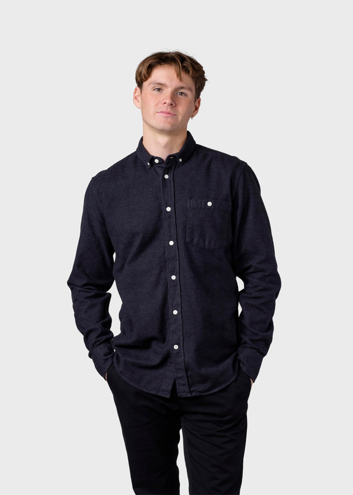 Benjamin Lumber Shirt (Anthracite) - Klitmøller Collective