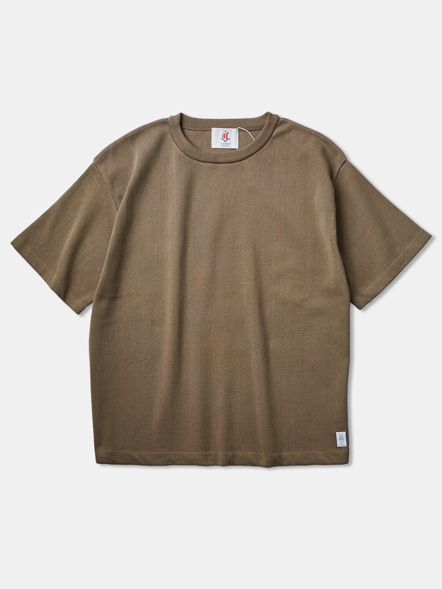 VE Boxie SS Knit /Stone - RES-RES