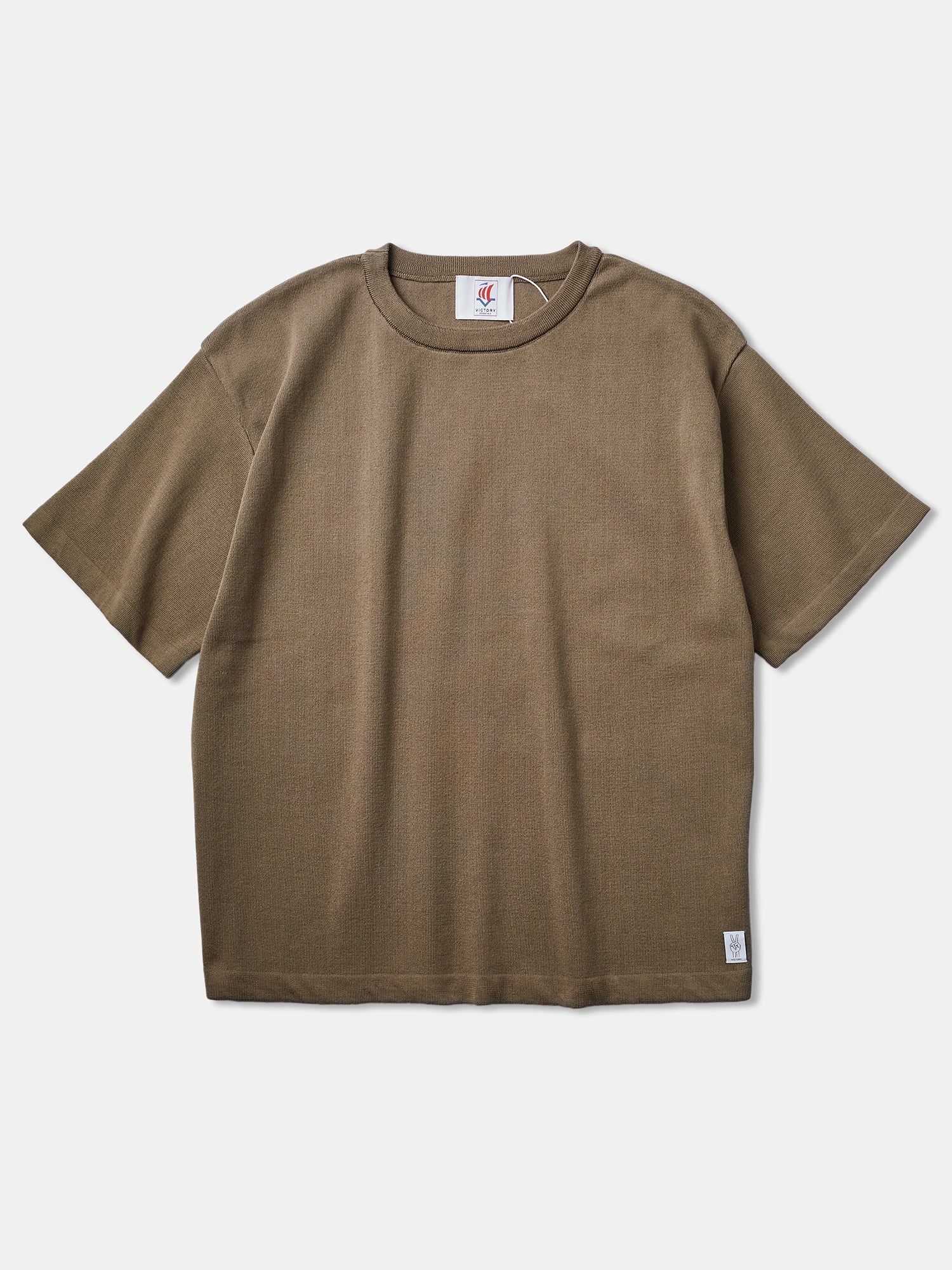 VE Boxie SS Knit /Stone - RES-RES