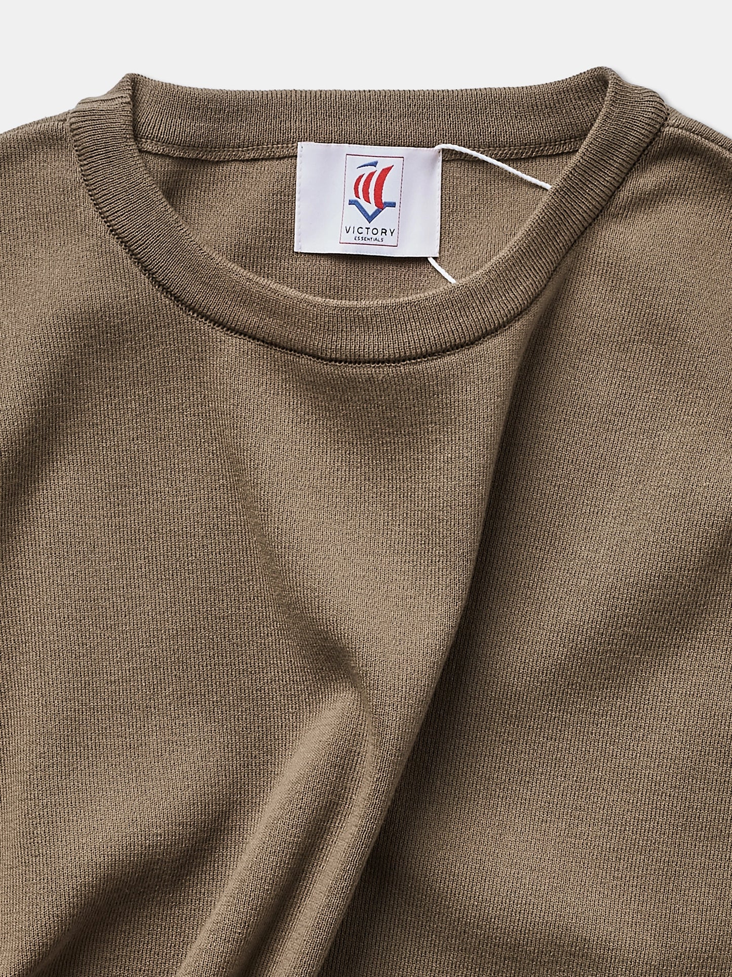 VE Boxie SS Knit /Stone - RES-RES