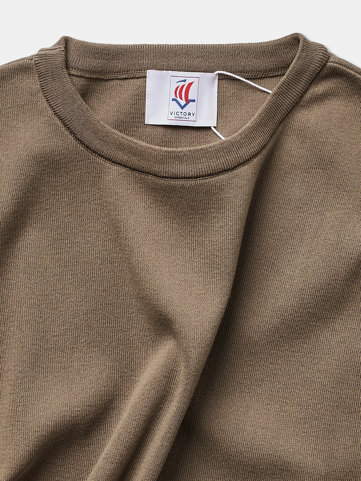 VE Boxie SS Knit /Stone - RES-RES