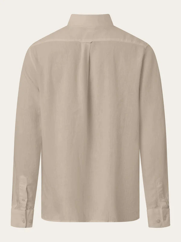 Linen Shirt (Feather Gray) - Konwledge Cotton Apparel