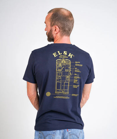 Real Estate T-shirt (Navy) - ELSK