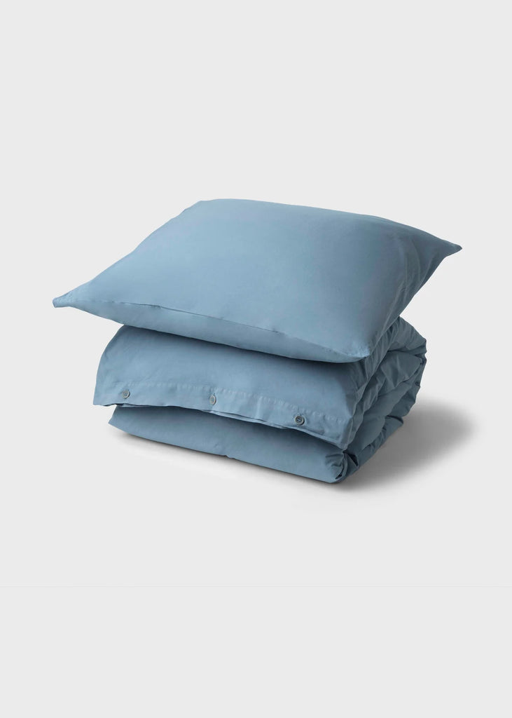 Bed Set Plain (Light Blue) - Klitmøller Collective