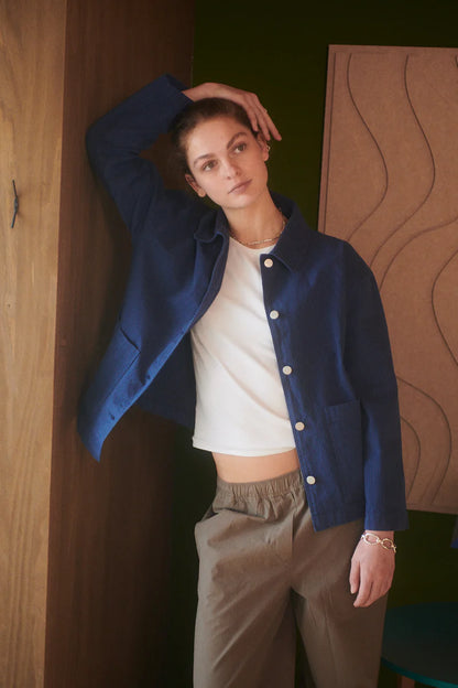 EASE WOMEN'S OVERSHIRT COBALT/NAVY - RES-RES
