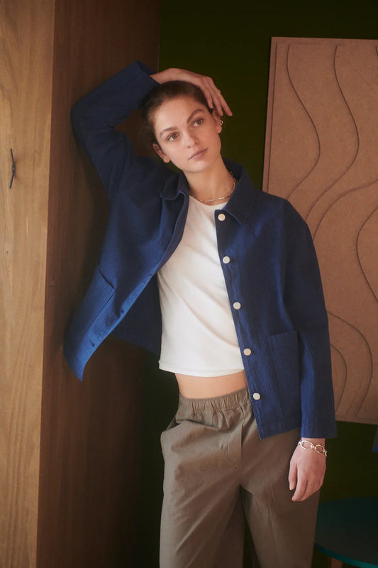 EASE WOMEN'S OVERSHIRT COBALT/NAVY - RES-RES
