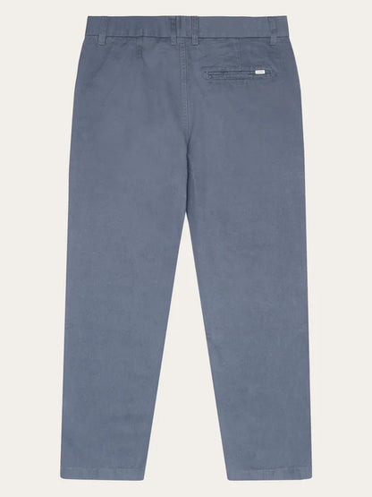 Flint økologisk bomuldstwill chino GOTS / Vegansk (Vintage Indigo)