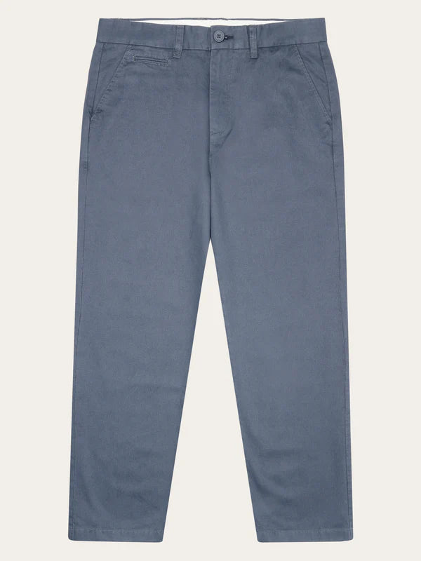 Flint Organic Cotton Twill Chino GOTS / Vegan (Vintage Indigo)