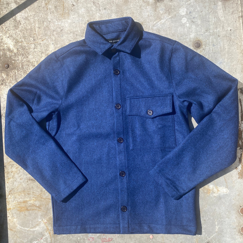 Made In Denmark Kvadrat Overshirt (Blue/Black) - Klaus Samsøe