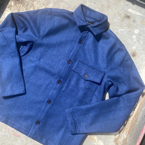 Made In Denmark Kvadrat Overshirt (Blue/Black) - Klaus Samsøe