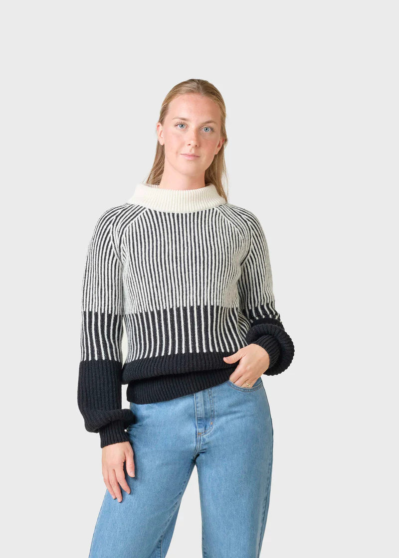 Betty Knit (Black/Cream) - Klitmøller Collective