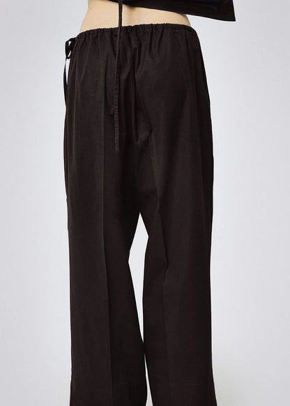 Stillesol Cotton Gather Pants /Chocolate