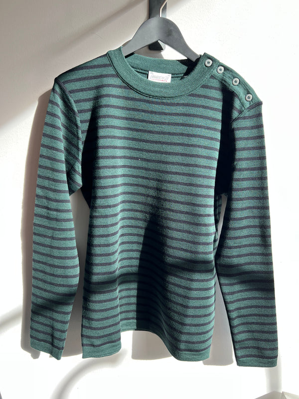 Naval Crew Neck (Thunder green/Navy) - S.N.S Herning