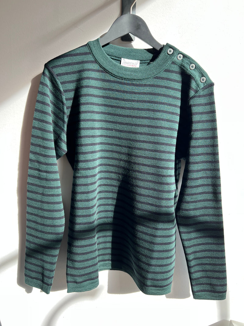 Naval Crew Neck (Thunder green/Navy) - S.N.S Herning