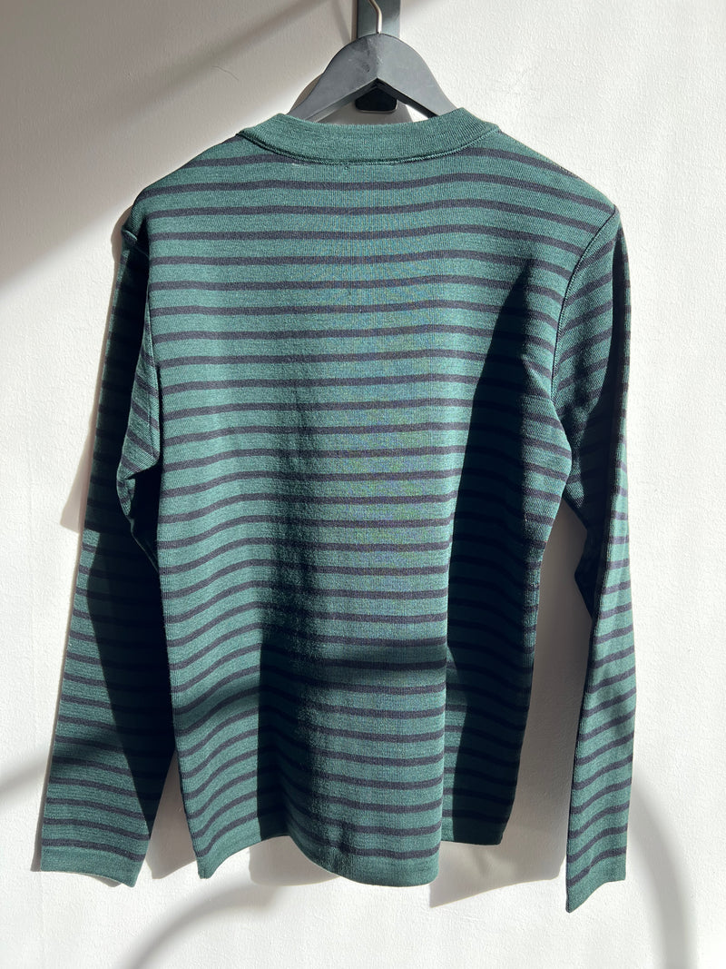 Naval Crew Neck (Thunder green/Navy) - S.N.S Herning