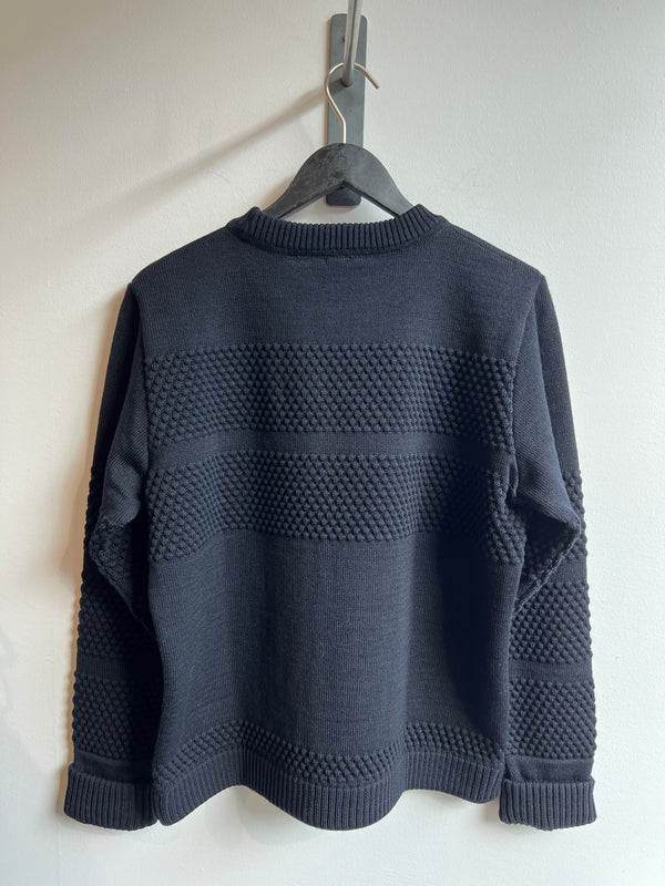 Fisherman-II Crew Neck (Navy Blue) - S.N.S Herning