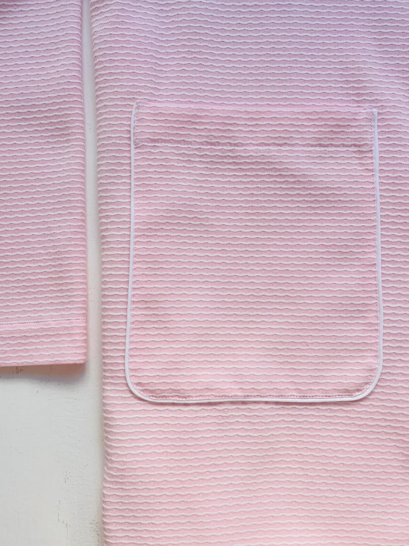 Uma skjorte (Soft Pink &amp; Cloudy White) - La Femme Rousse