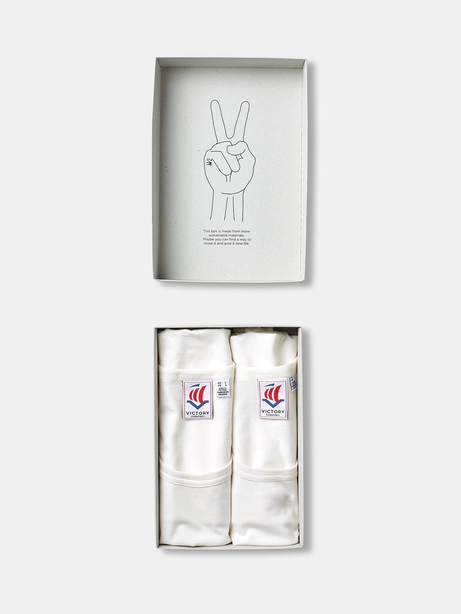 VE Jessie Singlet 170 2-Pack /Off White - RES-RES
