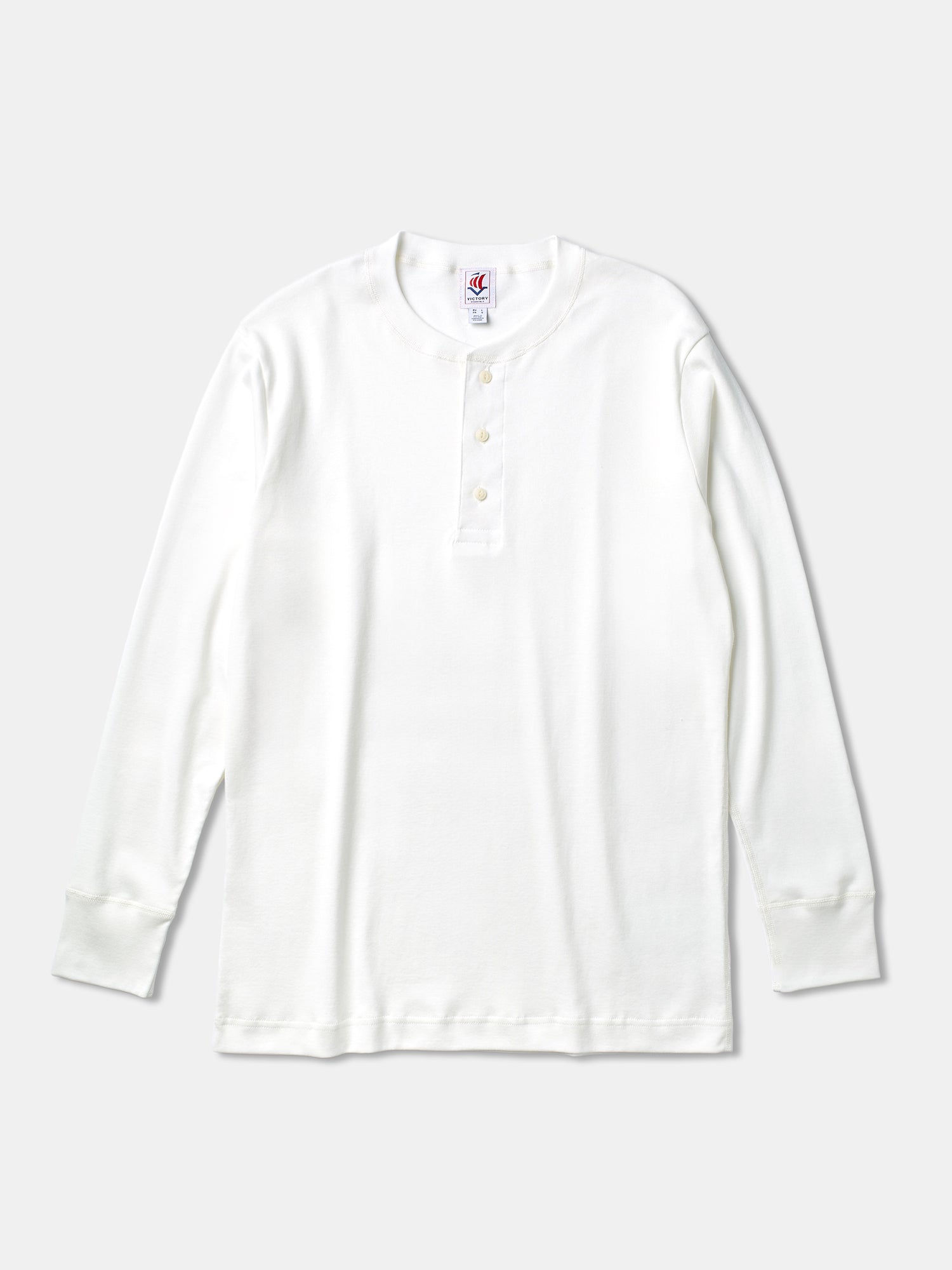 VE Karl LS Henley 230 - Off White - Victory - RES-RES