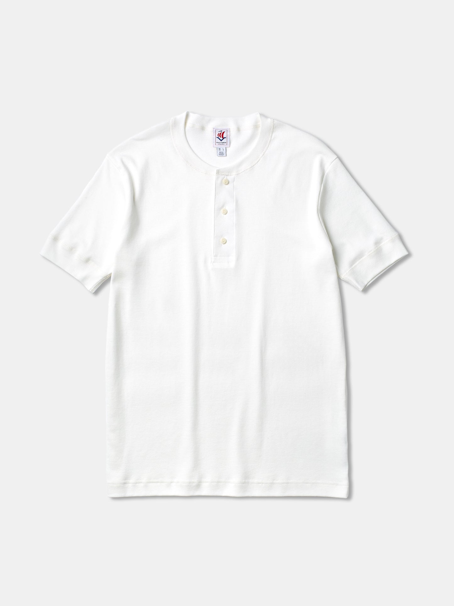 VE Karl SS Henley 230 - Off White - RES-RES