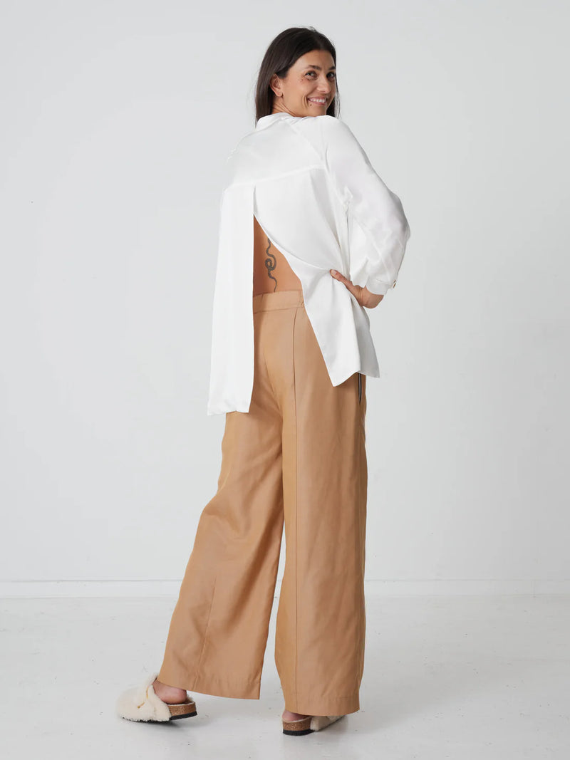 Uma Trousers (Camel) - La Femme Rousse