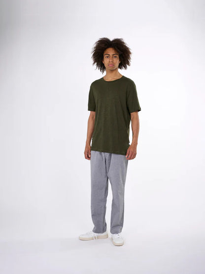 Hør T-shirt GOTS / Vegansk (Forrest Night)