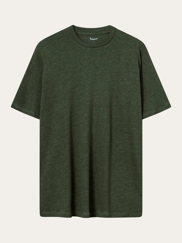 Hør T-shirt GOTS / Vegansk (Forrest Night)