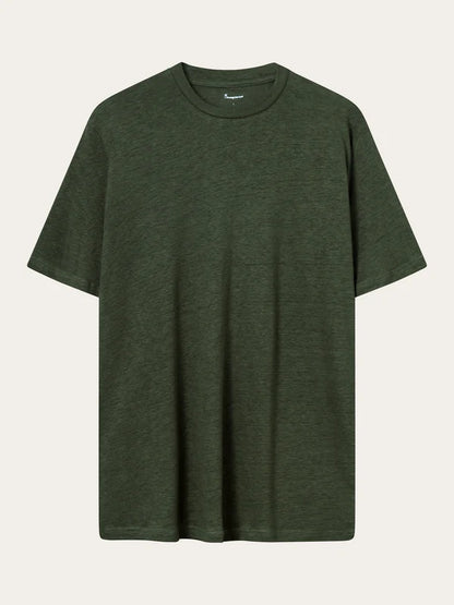 Hør T-shirt GOTS / Vegansk (Forrest Night)