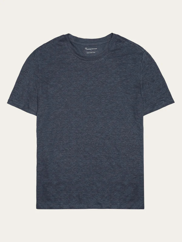 Linen T-shirt GOTS / Vegan (Vintage Indigo)