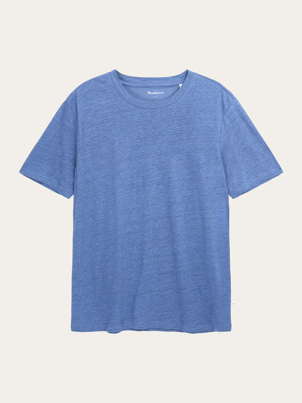 Linen T-shirt (Moonlight Blue) - Knowledge Cotton Apparel