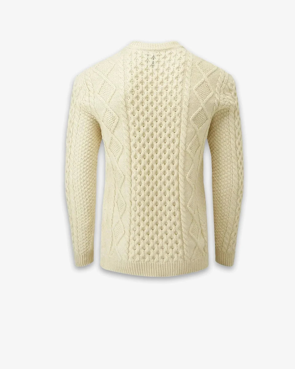 Aran Jumper - Ecru - RES-RES