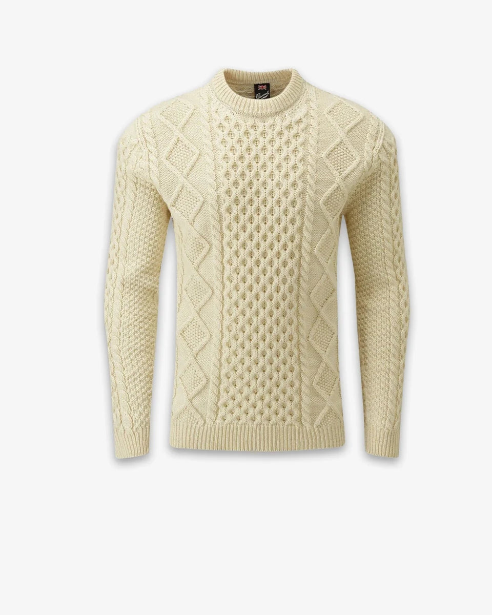 Aran Jumper - Ecru - RES-RES