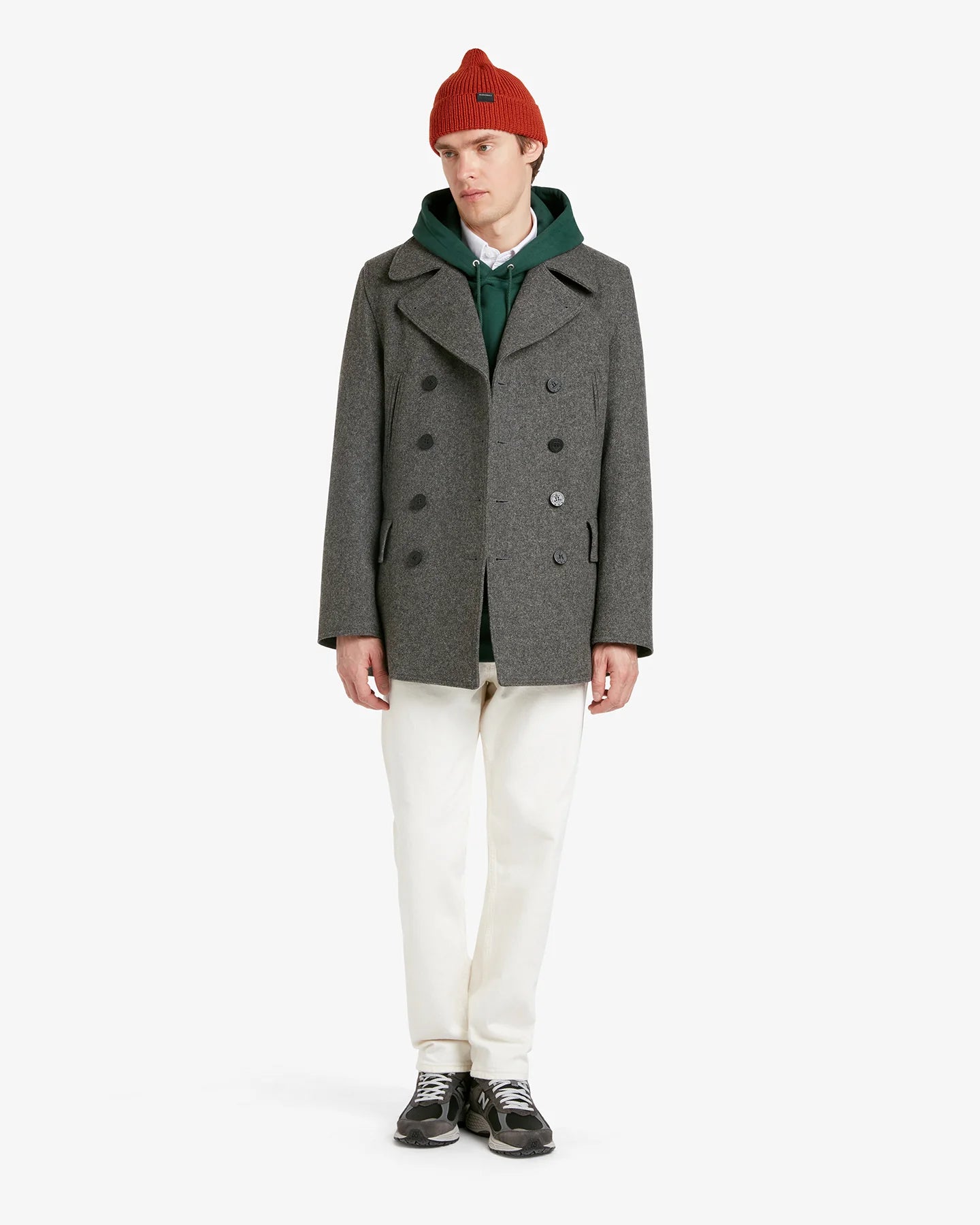 Churchill Reefer Peacoat /Grey