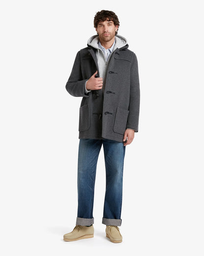 Mens Morris Duffle Coat /Grey