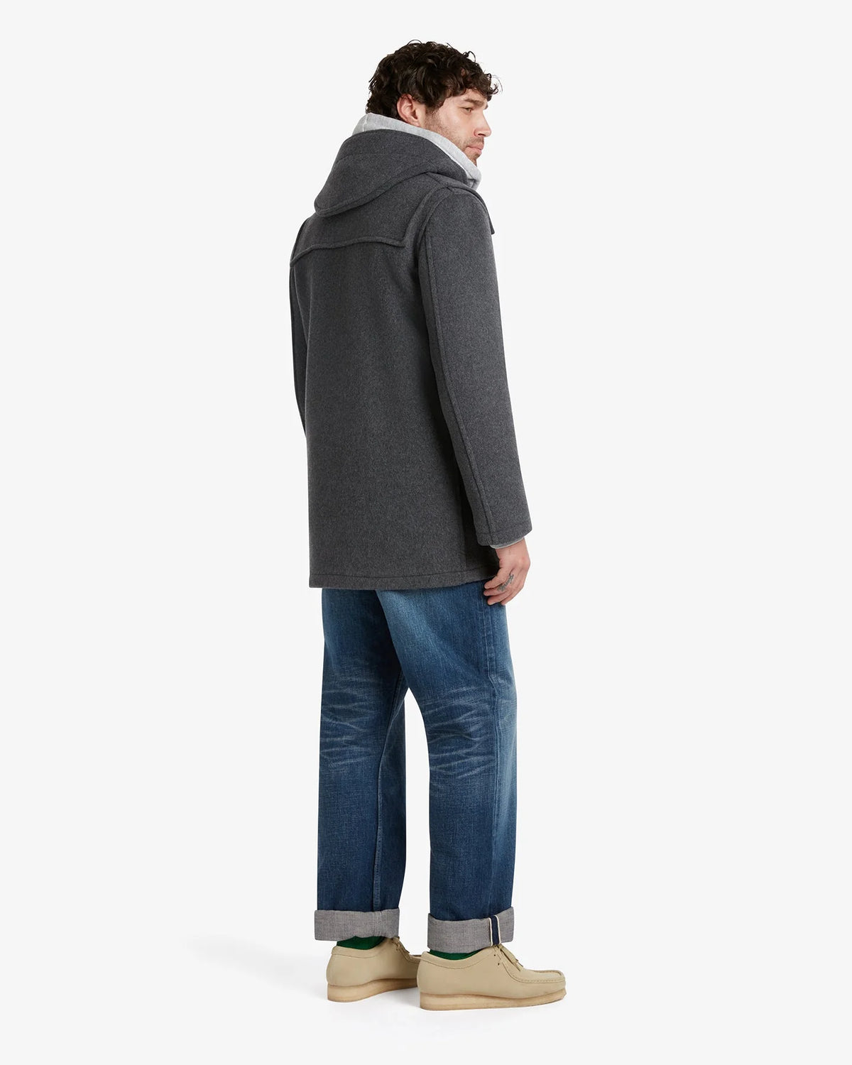 Mens Morris Duffle Coat /Grey