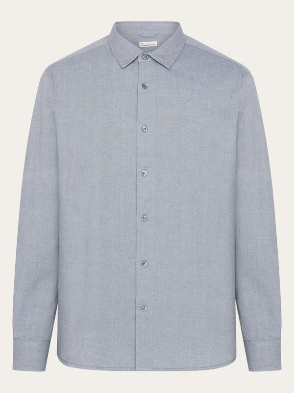 Regular Fit Light Twill Shirt - GOTS/Vegan (Vintage Indigo)