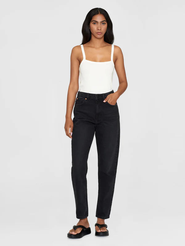 Rip Strap Top - Regenerativ økologisk certificeret - GOTS/Vegan (Star White)