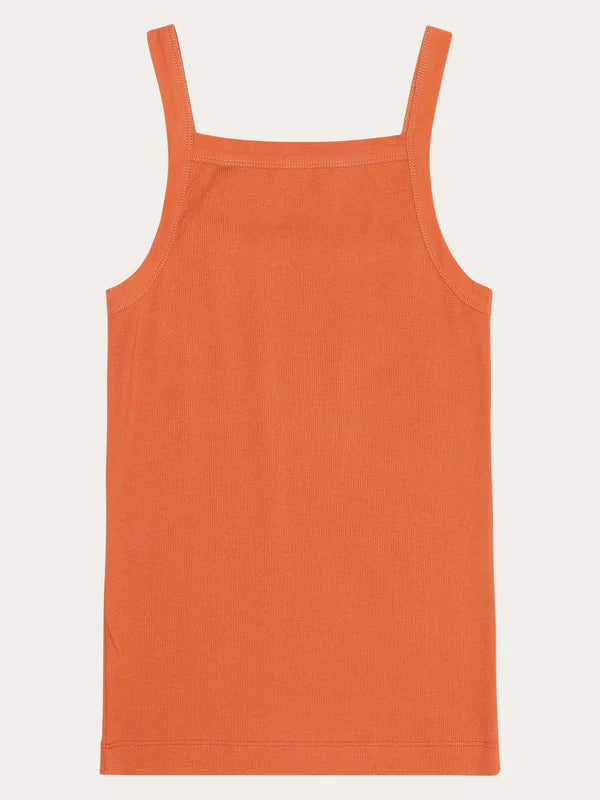 Rip Strap Top - Regenerativ økologisk certificeret - GOTS/Vegan (Langoustino)