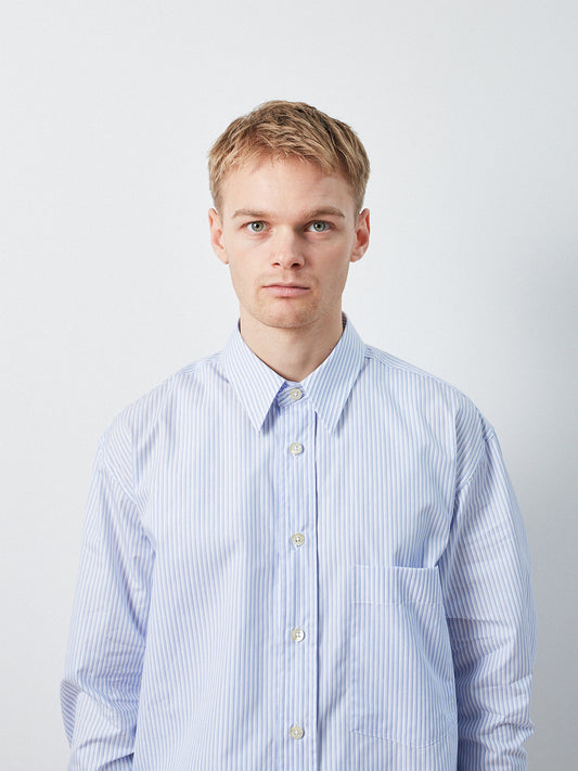 VE Charles Shirt /Blue Stripe