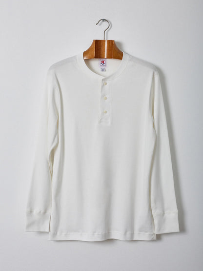 VE Karl LS Henley 230 - Off White - Victory 